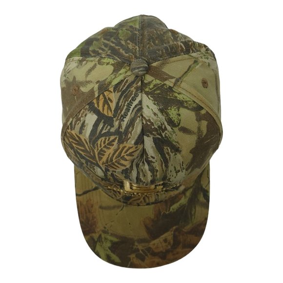 Vintage Realtree Camo Snapback Cap Trucker Hunter Baseball Hat USA Made - Picture 6 of 14
